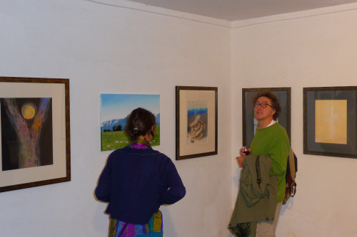 Ausstellungsbesucher